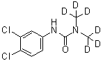 N'-(3,4-Dichlorophenyl)-N,N-di(methyl-d<sub>3</sub>)urea molecular structure (CAS 1007536-67-5)