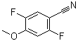 2,5-二氟-4-甲氧基苯腈分子结构 (CAS 1007605-44-8)