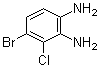 4-Bromo-3-chloro-1,2-benzenediamine molecular structure (CAS 1008361-80-5)