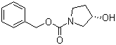 structure of CAS# 100858-32-0, (S)-(+)-1-Cbz-3-pyrrolidinol;(S)-3-Hydroxy-pyrrolidine-1-carboxylic acid benzyl ester