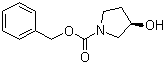 结构式 CAS# 100858-33-1, (R)-3-羟基吡咯烷-1-甲酸苄酯