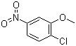 结构式 CAS# 1009-36-5, 2-氯-5-硝基苯甲醚; 2-氯-5-硝基茴香醚
