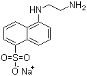 5-(2-Aminoethylamino)-1-naphthalenesulfonic acid sodium salt molecular structure (CAS 100900-07-0)