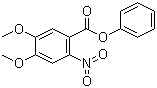 4,5-Dimethoxy-2-nitrobenzoic acid phenyl ester molecular structure (CAS 100905-32-6)