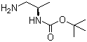 structure of CAS# 100927-10-4, N-[(1R)-2-Amino-1-methylethyl]carbamic acid tert-butyl ester