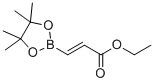 Ethyl (E)-3-(4,4,5,5-tetramethyl-1,3,2-dioxaborolan-2-yl)-2-propenoate molecular structure (CAS 1009307-13-4)