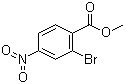 结构式 CAS# 100959-22-6, 2-溴-4-硝基苯甲酸甲酯