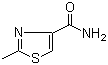 2-Methylthiazole-4-carboxamide molecular structure (CAS 100959-91-9)
