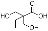 2,2-Bis(hydroxymethyl)butyric acid molecular structure (CAS 10097-02-6)