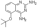 5-(1,1-Dimethylethoxy)-2,4-quinazolinediamine molecular structure (CAS 1009734-33-1)