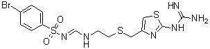 Ebrotidine molecular structure (CAS 100981-43-9)