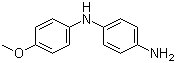 structure of CAS# 101-64-4, 4-Amino-4'-methoxydiphenylamine;N-(4-Methoxyphenyl)benzene-1,4-diamine; N-(4-Aminophenyl)-p-anisidine