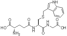 L-gamma-Glutamyl-S-(1H-indol-3-ylmethyl)-L-cysteinylglycine molecular structure (CAS 101038-93-1)