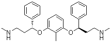 (gammaR,gamma'R)-gamma,gamma'-[(2-Methyl-1,3-phenylene)bis(oxy)]bis[N-methyl-Benzenepropanamine] molecular structure (CAS 1010818-93-5)