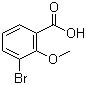 3-Bromo-2-methoxybenzoic acid molecular structure (CAS 101084-39-3)