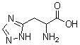 结构式 CAS# 10109-05-4, alpha-氨基-1H-1,2,4-三唑-5-丙酸