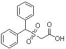 2-[(Diphenylmethyl)sulfonyl]acetic acid molecular structure (CAS 101094-05-7)