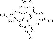 结构式 CAS# 101140-06-1, 3,8''-联芹菜甙元