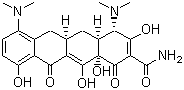 米诺环素分子结构 (CAS 10118-90-8)