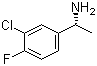 (R)-1-(3-Chloro-4-fluorophenyl)ethanamine molecular structure (CAS 1012305-33-7)