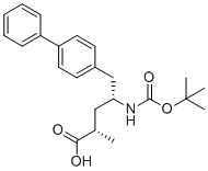 structure of CAS# 1012341-54-6, (2S,4R)-5-([1,1'-Biphenyl]-4-yl)-4-((tert-butoxycarbonyl)amino)-2-methylpentanoic acid;(2S,4R)-2-methyl-4-[(2-methylpropan-2-yl)oxycarbonylamino]-5-(4-phenylphenyl)pentanoic acid