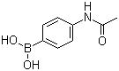 structure of CAS# 101251-09-6, 4-Acetamidophenylboronic acid