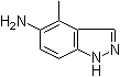 4-Methyl-1H-indazol-5-amine molecular structure (CAS 101257-89-0)