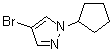 4-Bromo-1-cyclopentyl-1H-pyrazole molecular structure (CAS 1012880-01-1)