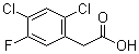 结构式 CAS# 10129-77-8, 2,4-二氯-5-氟苯基乙酸