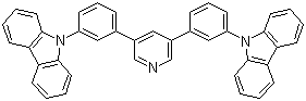9,9'-(3,5-吡啶二基二-3,1-亚苯)双-9H-咔唑分子结构 (CAS 1013405-25-8)