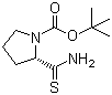 tert-Butyl 2(S)-thiocarbamoylpyrrolidine-1-carboxylate molecular structure (CAS 101410-18-8)