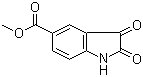 structure of CAS# 101460-85-9, 5-Carboxyisatin methyl ester