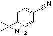 4-(1-氨基环丙基)苯甲腈分子结构 (CAS 1014645-75-0)