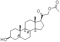 21-Acetoxy-3beta-hydroxy-5beta-pregnan-20-one molecular structure (CAS 10147-45-2)