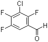 3-氯-2,4,5-三氟苯甲醛分子结构 (CAS 101513-80-8)