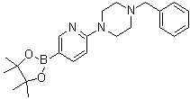6-(4-Benzylpiperazin-1-yl)pyridine-3-boronic acid pinacol ester molecular structure (CAS 1015242-03-1)
