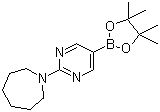 2-(Homopiperidin-1-yl)pyrimidine-5-boronic acid pinacol ester molecular structure (CAS 1015242-05-3)