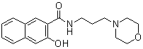 N-(3-吗啉基丙基)-3-羟基-2-萘甲酰胺分子结构 (CAS 10155-47-2)