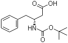 (R)-3-tert-Butoxycarbonylamino-4-phenylbutyric acid molecular structure (CAS 101555-61-7)