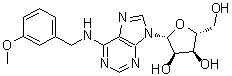 结构式 CAS# 101565-95-1, N-[(3-甲氧基苯基)甲基]-腺苷
