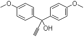 结构式 CAS# 101597-25-5, 1,1-双(4-甲氧基苯基)-2-丙炔-1-醇