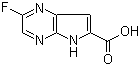 2-Fluoro-5H-pyrrolo[2,3-b]pyrazine-6-carboxylic acid molecular structure (CAS 1016241-84-1)