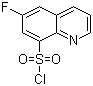 6-Fluoro-8-quinolinesulfonyl chloride molecular structure (CAS 1016515-89-1)