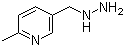 结构式 CAS# 1016705-16-0, 5-(肼甲基)-2-甲基吡啶