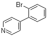结构式 CAS# 101681-34-9, 4-(2-溴苯基)吡啶