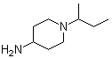 1-(1-Methylpropyl)-4-piperidinamine molecular structure (CAS 1016820-77-1)