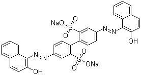 结构式 CAS# 10169-02-5, 酸性红 97