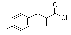 4-氟-alpha-甲基苯丙酰氯分子结构 (CAS 1017183-70-8)