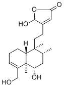 6alpha,16,18-Trihydroxycleroda-3,13-dien-15,16-olide molecular structure (CAS 1017233-48-5)