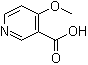 结构式 CAS# 10177-31-8, 4-甲氧基烟酸